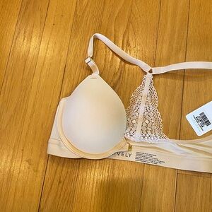 Lively Tan Lace Bra